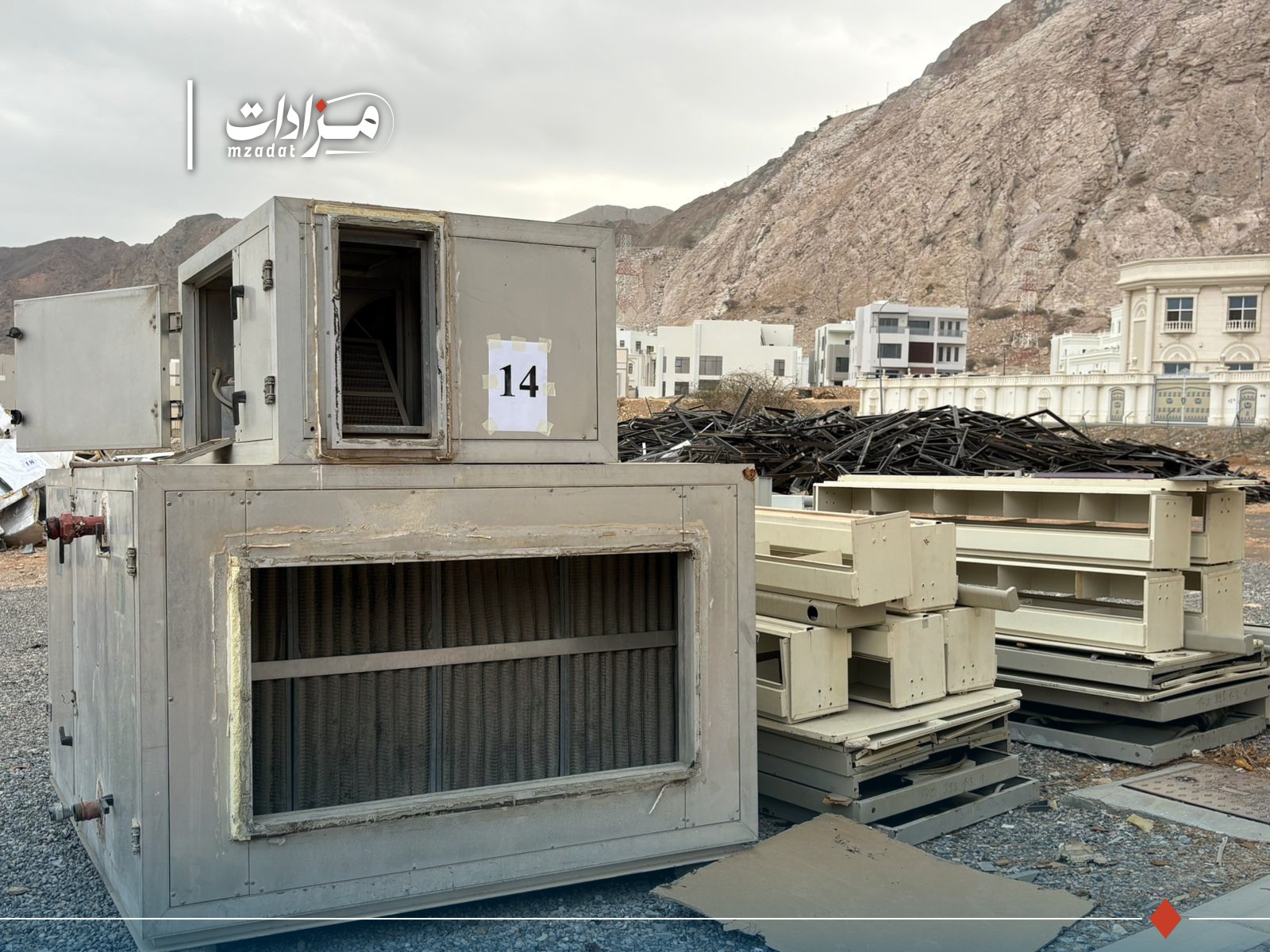 14-Electric metal cabinets + cooling units