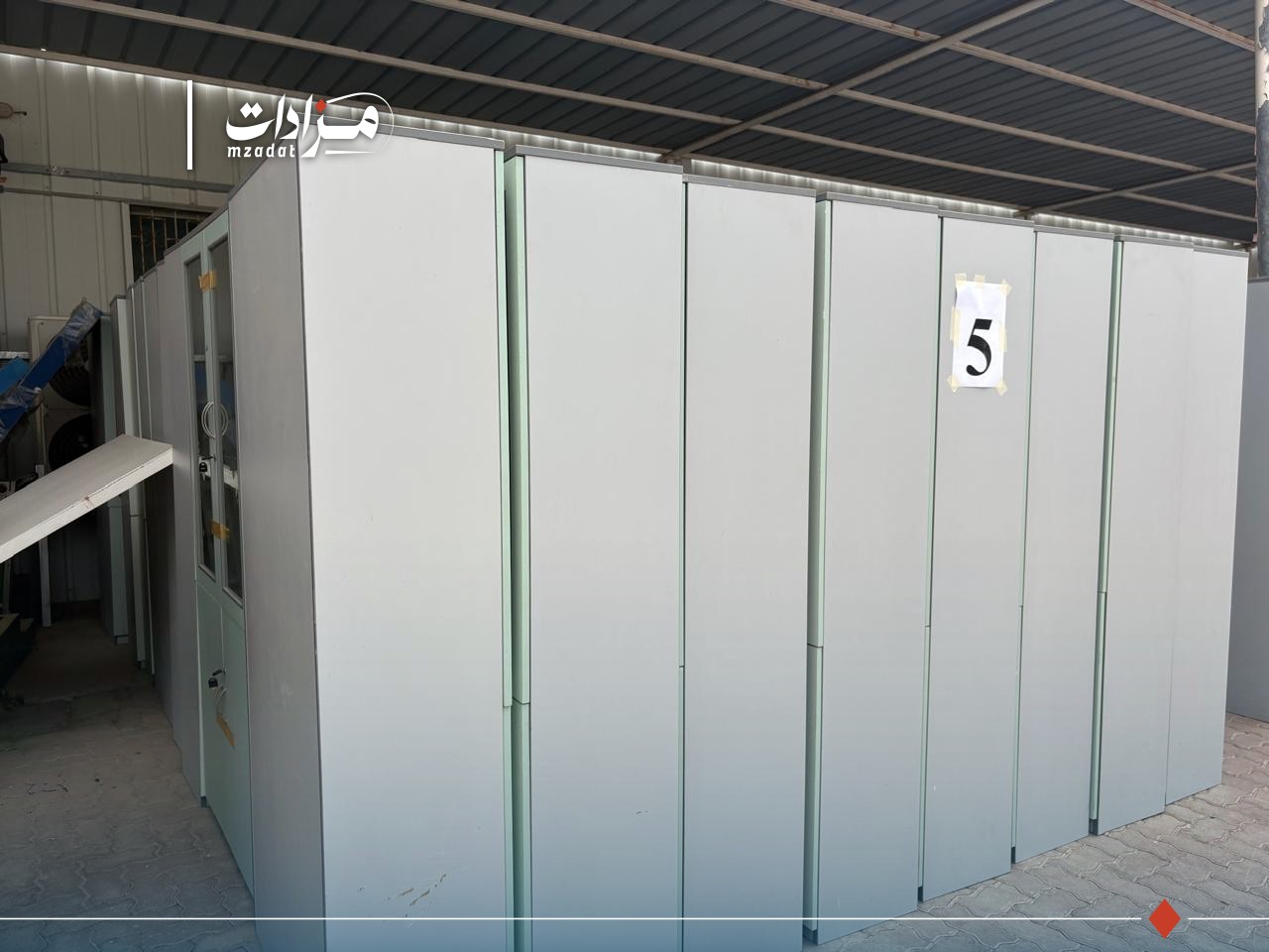 5-Two-door file cabinets