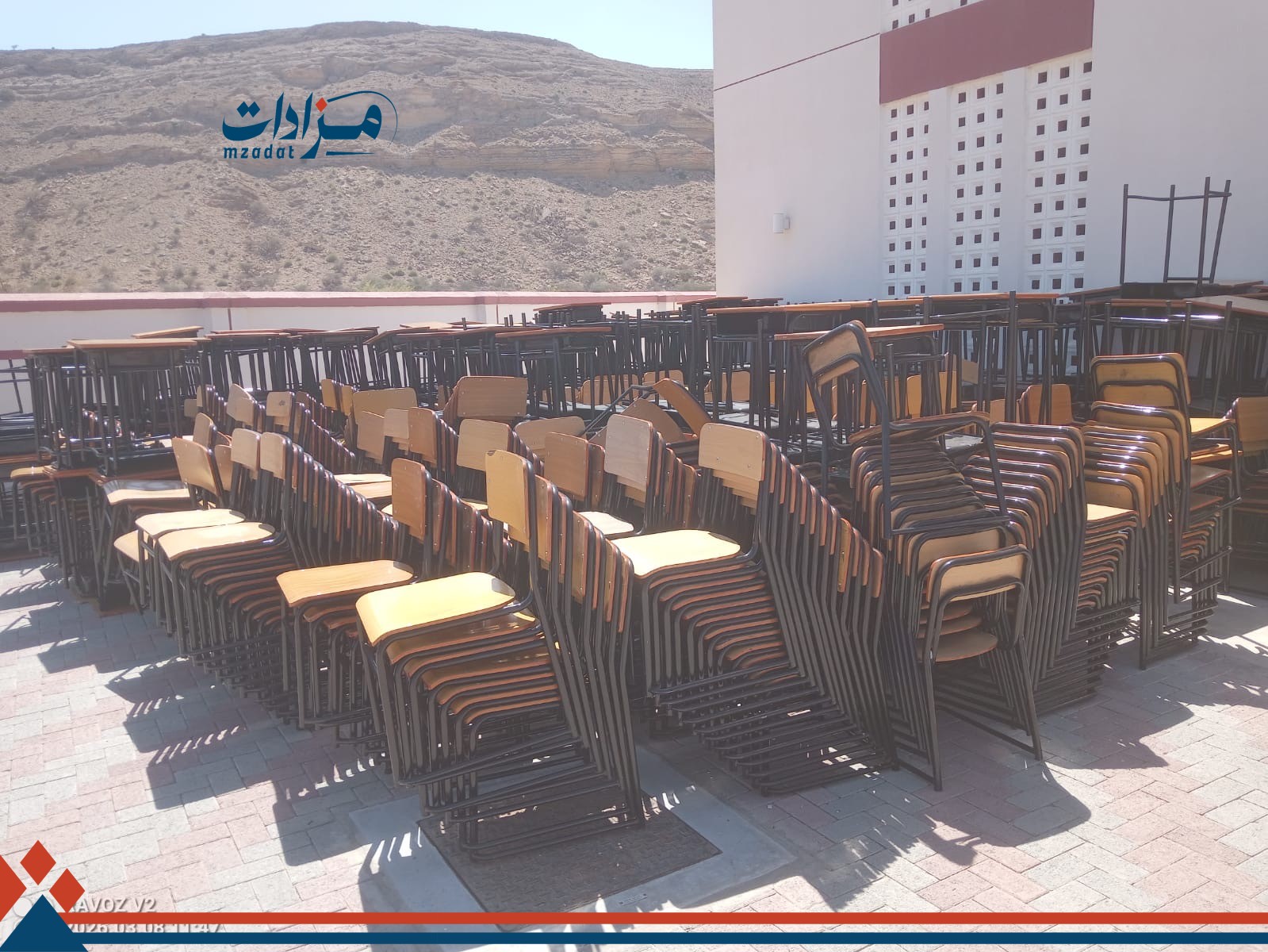 2-Student desks (five  schools).