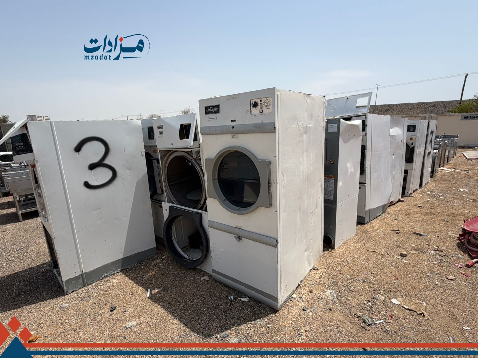 3-Dryers Machine & Washing Machine