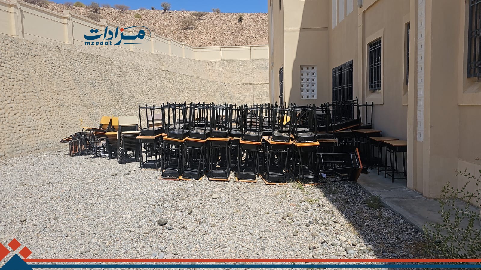 1-Student desks (five schools).