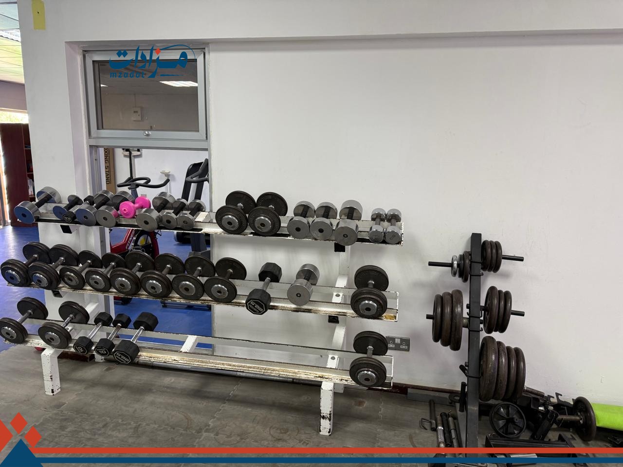 8- Dumbbells (46) + Dumbbell Rack